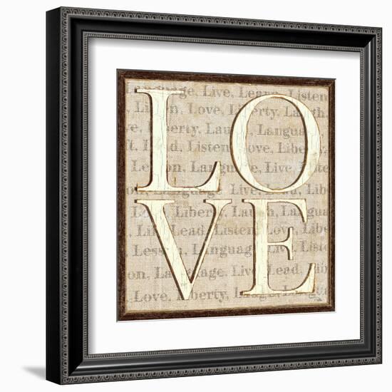 L is for Love-Pela Design-Framed Art Print