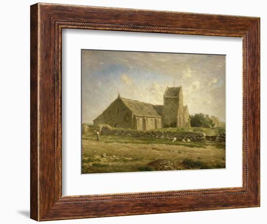 L'?ise de Gr?lle-Jean-François Millet-Framed Giclee Print