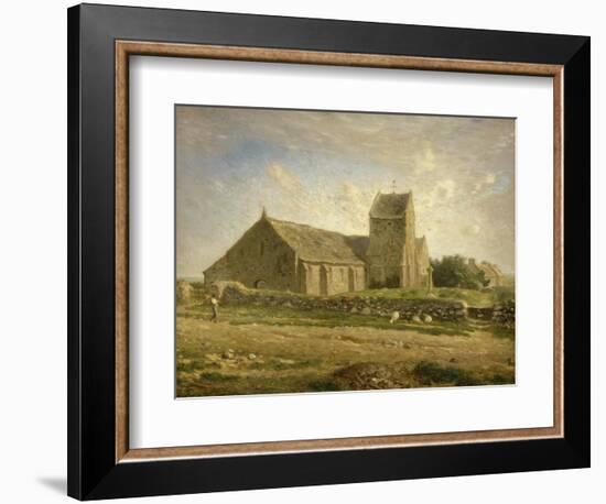 L'?ise de Gr?lle-Jean-François Millet-Framed Giclee Print