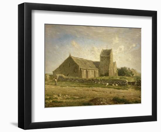 L'?ise de Gr?lle-Jean-François Millet-Framed Giclee Print