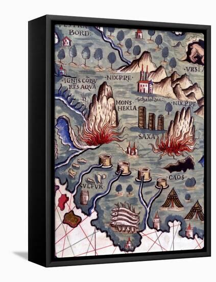 L'Islande volcanique, 1537-Giorgio Calopodio-Framed Premier Image Canvas