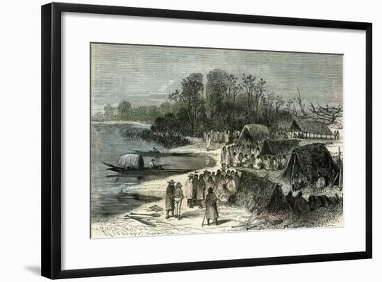 L'Isle Santa-Rosa 1869, Peru-null-Framed Giclee Print