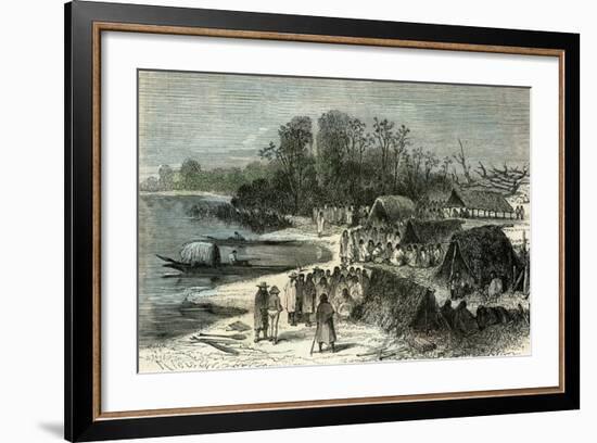 L'Isle Santa-Rosa 1869, Peru-null-Framed Giclee Print