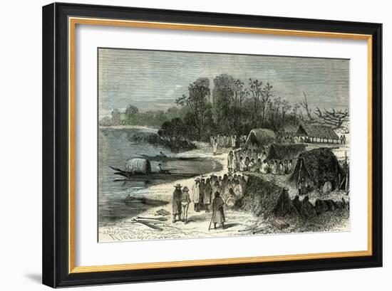 L'Isle Santa-Rosa 1869, Peru-null-Framed Giclee Print