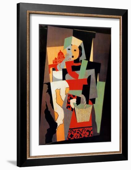 L'Italienne, c.1917-Pablo Picasso-Framed Art Print