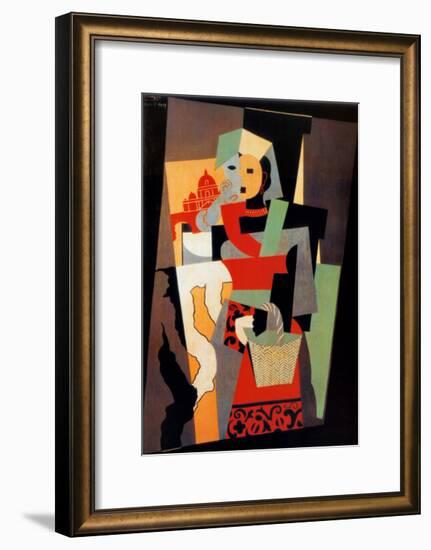 L'Italienne, c.1917-Pablo Picasso-Framed Art Print