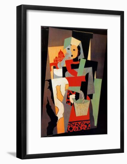 L'Italienne, c.1917-Pablo Picasso-Framed Art Print