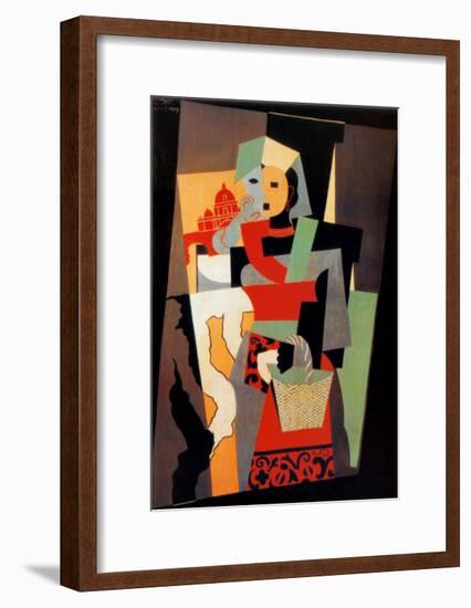 L'Italienne, c.1917-Pablo Picasso-Framed Art Print