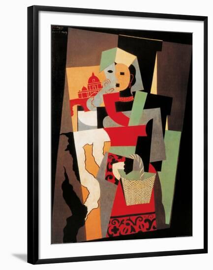 L'Italienne, c.1917-Pablo Picasso-Framed Art Print