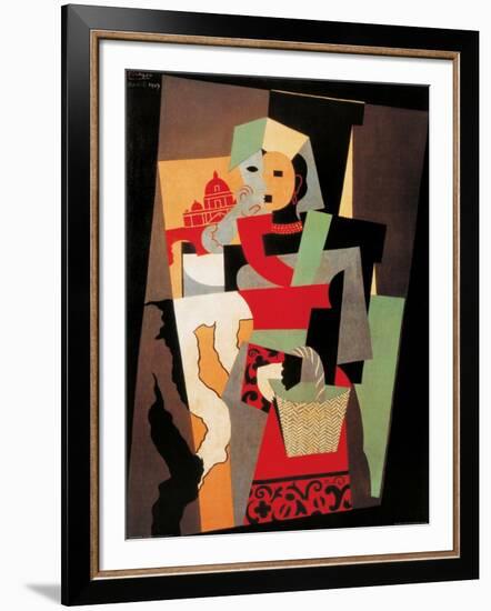 L'Italienne, c.1917-Pablo Picasso-Framed Art Print