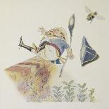 Humpty Dumpty'. Colour Illustration For a Children's Book-L. Leslie Brooke-Framed Giclee Print