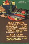 "Eat More Corn, Oats and Rye - To Save For the Army and Our Allies," 1918-L.n. Britton-Framed Giclee Print