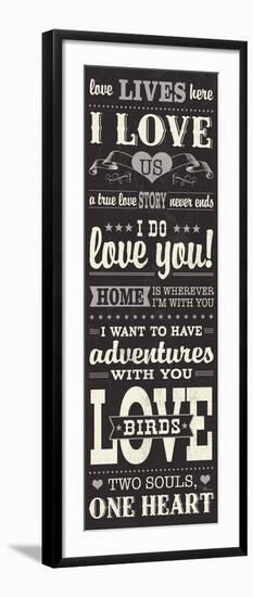 L-O-V-E III-Pela Design-Framed Art Print