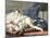 L'Odalisque Brune-Francois Boucher-Mounted Giclee Print