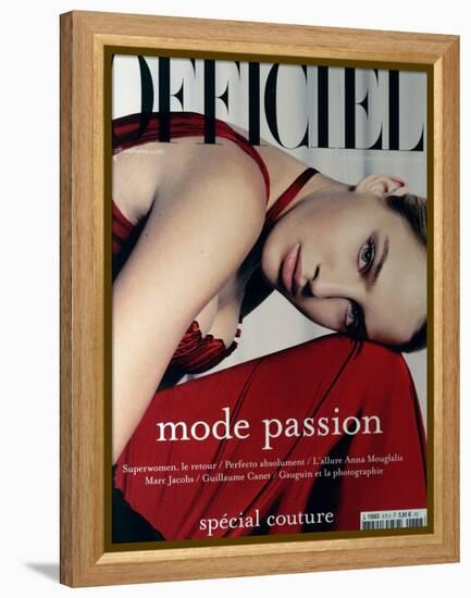 L'Officiel, 2003 - Mor Katzir-Michel Mallard-Framed Stretched Canvas