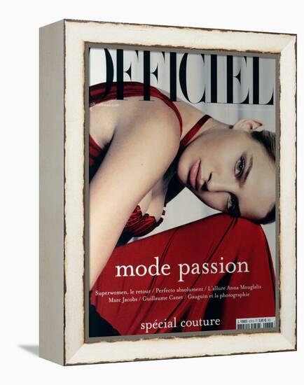 L'Officiel, 2003 - Mor Katzir-Michel Mallard-Framed Stretched Canvas