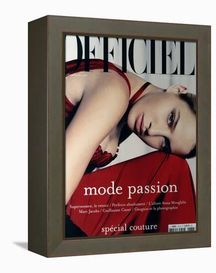 L'Officiel, 2003 - Mor Katzir-Michel Mallard-Framed Stretched Canvas