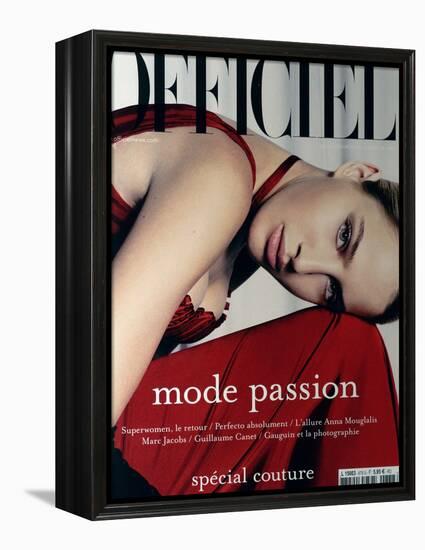 L'Officiel, 2003 - Mor Katzir-Michel Mallard-Framed Stretched Canvas