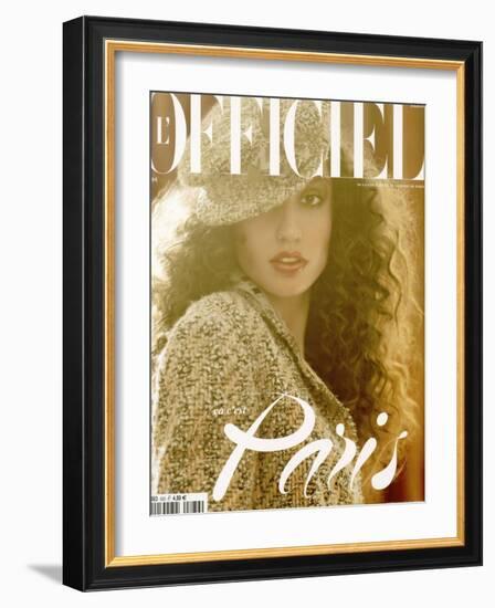 L'Officiel, 2004 - Carmen Maria-David Bailey-Framed Art Print