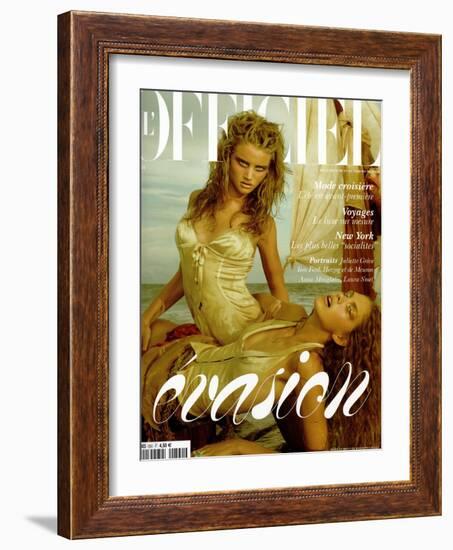 L'Officiel, 2004 - Rosi et Britt en Roberto Cavalli-Mark Squires-Framed Art Print