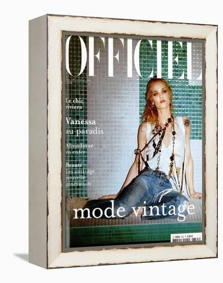 L'Officiel, 2004 - Vanessa Paradis-John Nollet-Framed Stretched Canvas