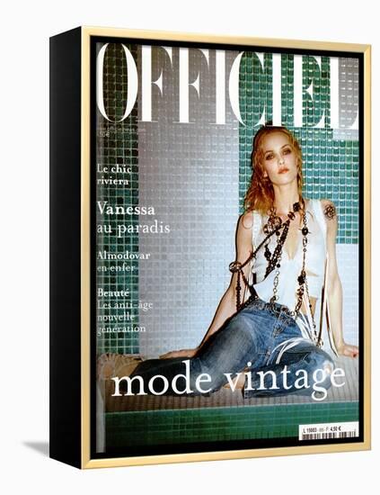 L'Officiel, 2004 - Vanessa Paradis-John Nollet-Framed Stretched Canvas