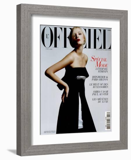 L'Officiel, 2005 - Sophie Marceau-Robert Wyatt & Marion Barras-Framed Art Print