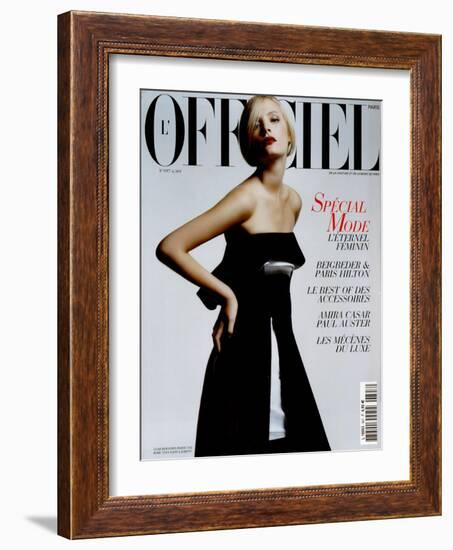 L'Officiel, 2005 - Sophie Marceau-Robert Wyatt & Marion Barras-Framed Art Print