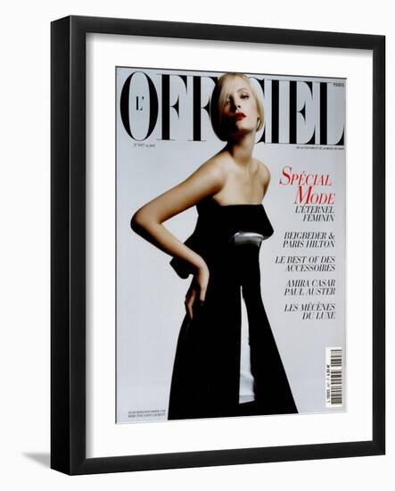 L'Officiel, 2005 - Sophie Marceau-Robert Wyatt & Marion Barras-Framed Art Print