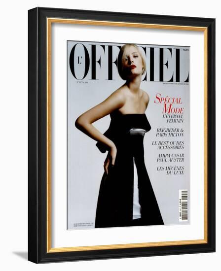 L'Officiel, 2005 - Sophie Marceau-Robert Wyatt & Marion Barras-Framed Art Print