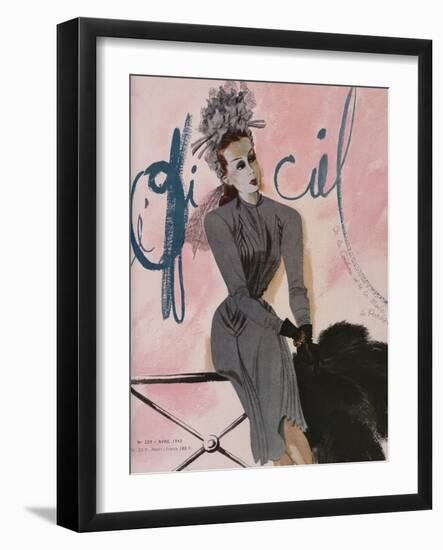 L'Officiel, April 1943-Lbenigni-Framed Art Print