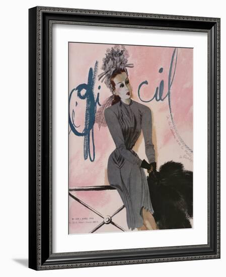 L'Officiel, April 1943-Lbenigni-Framed Art Print