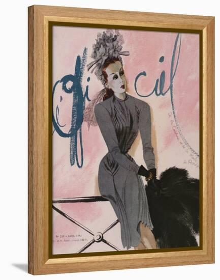 L'Officiel, April 1943-Lbenigni-Framed Stretched Canvas