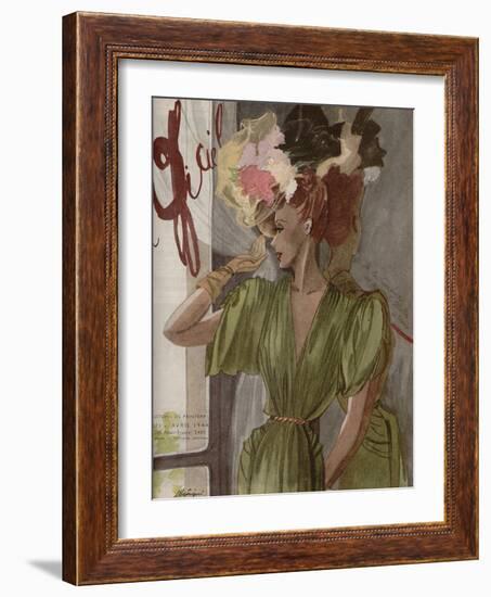 L'Officiel, April 1944-Lbenigni-Framed Art Print