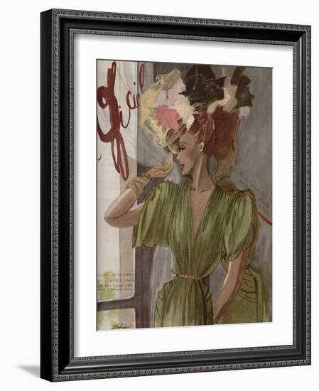 L'Officiel, April 1944-Lbenigni-Framed Art Print