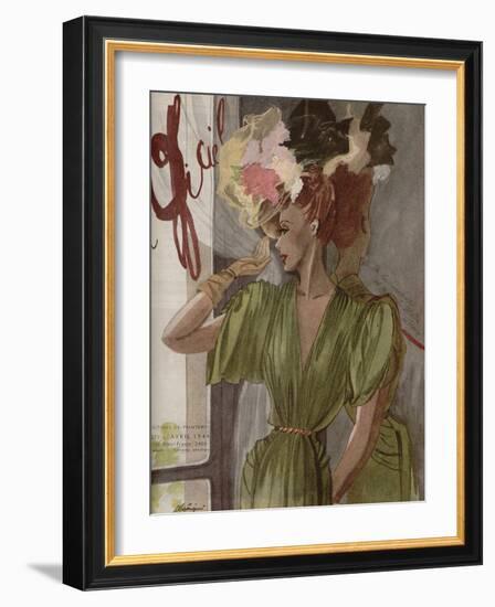 L'Officiel, April 1944-Lbenigni-Framed Art Print