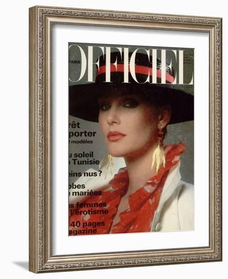 L'Officiel, April 1978 - Yves Saint Laurent-Roland Bianchini-Framed Art Print