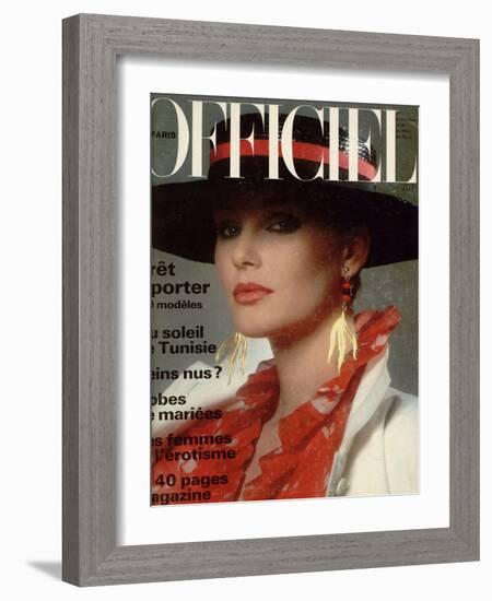 L'Officiel, April 1978 - Yves Saint Laurent-Roland Bianchini-Framed Art Print