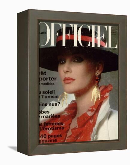 L'Officiel, April 1978 - Yves Saint Laurent-Roland Bianchini-Framed Stretched Canvas