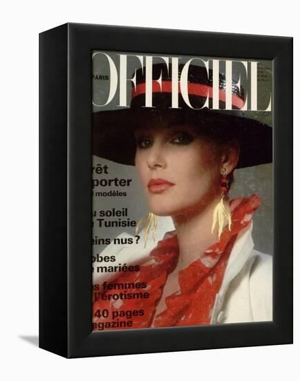 L'Officiel, April 1978 - Yves Saint Laurent-Roland Bianchini-Framed Stretched Canvas