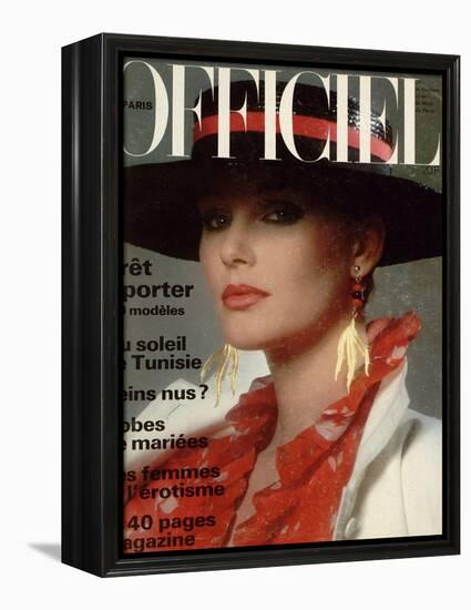 L'Officiel, April 1978 - Yves Saint Laurent-Roland Bianchini-Framed Stretched Canvas