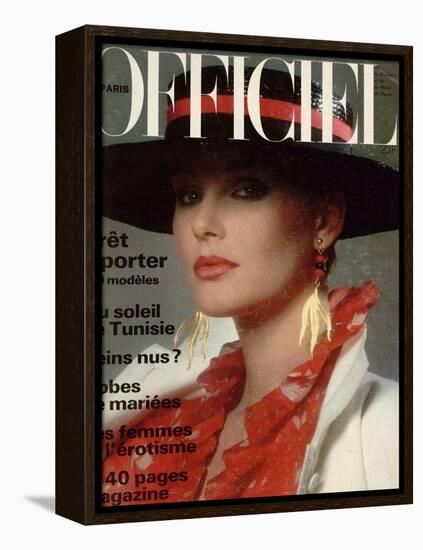 L'Officiel, April 1978 - Yves Saint Laurent-Roland Bianchini-Framed Stretched Canvas