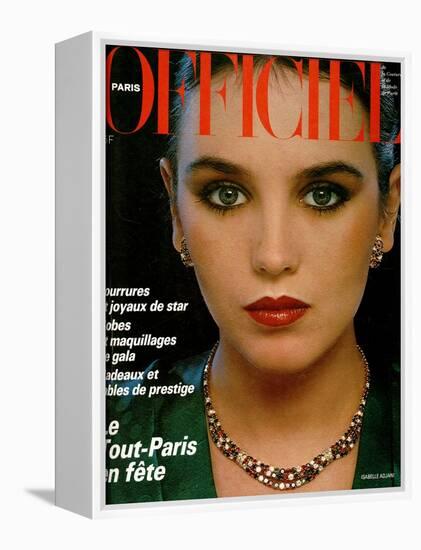 L'Officiel, April 1979 - Per Spook-Rodolphe Haussaire-Framed Stretched Canvas