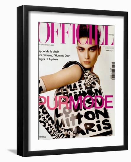 L'Officiel, April 2001 - Catherine-Christophe Kutner-Framed Art Print