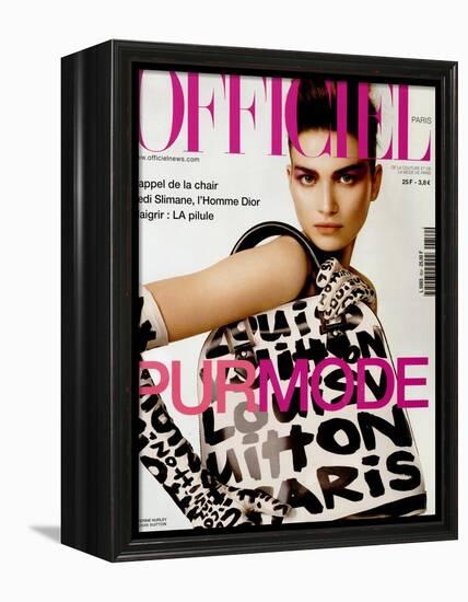 L'Officiel, April 2001 - Catherine-Christophe Kutner-Framed Stretched Canvas