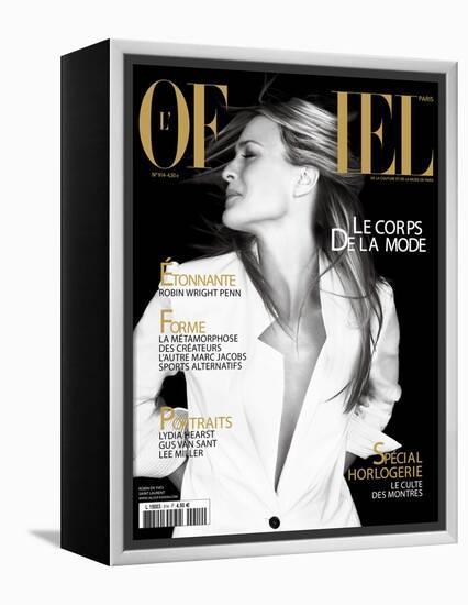 L'Officiel, April 2007 - Robin Wright Penn Porte une Veste Yves Saint Laurent-Daniel Gebbay-Framed Stretched Canvas