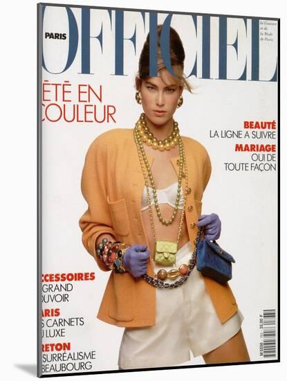 L'Officiel, April-May 1991 - Meghan Habillée Par Chanel Boutique-Gianpaolo Vimercati-Mounted Art Print