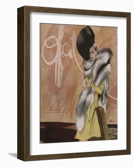 L'Officiel, August 1943-Lbenigni-Framed Art Print