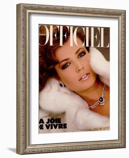 L'Officiel, August 1982 - Claude Montana-Claus Wickrath-Framed Art Print