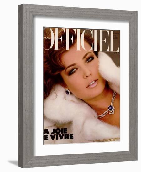 L'Officiel, August 1982 - Claude Montana-Claus Wickrath-Framed Art Print